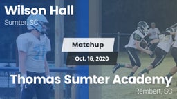 Matchup: Wilson Hall vs. Thomas Sumter Academy 2020