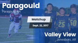 Matchup: Paragould vs. Valley View  2017
