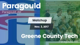 Matchup: Paragould vs. Greene County Tech  2017