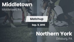 Matchup: Middletown vs. Northern York  2016