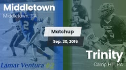 Matchup: Middletown vs. Trinity  2016