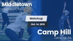 Matchup: Middletown vs. Camp Hill  2016