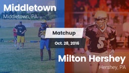 Matchup: Middletown vs. Milton Hershey  2016