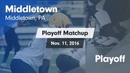 Matchup: Middletown vs. Playoff 2016