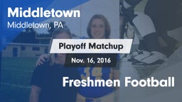 Matchup: Middletown vs. Freshmen Football 2016