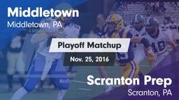 Matchup: Middletown vs. Scranton Prep  2016