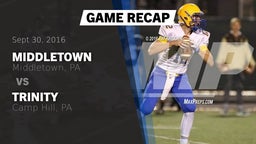 Recap: Middletown  vs. Trinity  2016