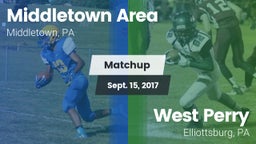 Matchup: Middletown Area vs. West Perry  2017