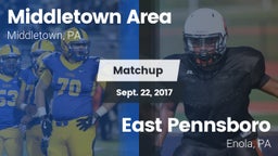 Matchup: Middletown Area vs. East Pennsboro  2017