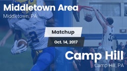 Matchup: Middletown Area vs. Camp Hill  2017