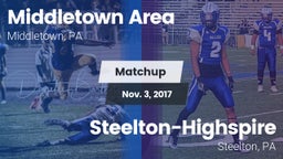 Matchup: Middletown Area vs. Steelton-Highspire  2017