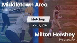 Matchup: Middletown Area vs. Milton Hershey  2018