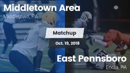 Matchup: Middletown Area vs. East Pennsboro  2018