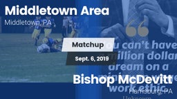 Matchup: Middletown Area vs. Bishop McDevitt  2019