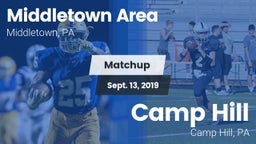 Matchup: Middletown Area vs. Camp Hill  2019