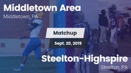 Matchup: Middletown Area vs. Steelton-Highspire  2019