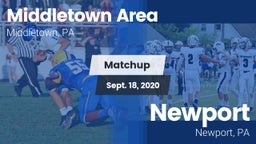 Matchup: Middletown Area vs. Newport  2020