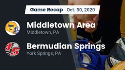 Recap: Middletown Area  vs. Bermudian Springs  2020