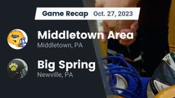 Recap: Middletown Area  vs. Big Spring  2023