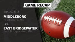 Recap: Middleboro  vs. East Bridgewater  2016