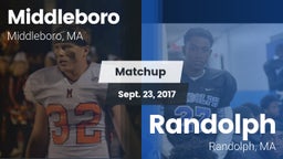 Matchup: Middleboro vs. Randolph  2017