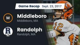 Recap: Middleboro  vs. Randolph  2017