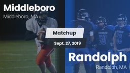 Matchup: Middleboro vs. Randolph  2019