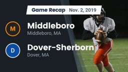 Recap: Middleboro  vs. Dover-Sherborn  2019
