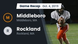 Recap: Middleboro  vs. Rockland   2019