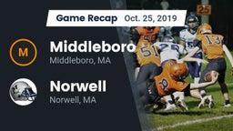 Recap: Middleboro  vs. Norwell  2019