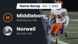 Recap: Middleboro  vs. Norwell  2022