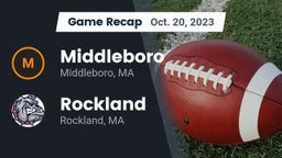 Recap: Middleboro  vs. Rockland   2023