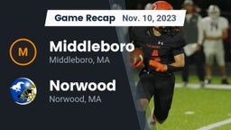 Recap: Middleboro  vs. Norwood  2023