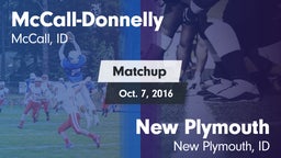 Matchup: McCall-Donnelly vs. New Plymouth  2016