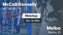 Matchup: McCall-Donnelly vs. Melba  2016