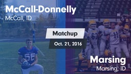 Matchup: McCall-Donnelly vs. Marsing  2016