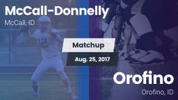 Matchup: McCall-Donnelly vs. Orofino  2017