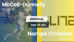 Matchup: McCall-Donnelly vs. Nampa Christian  2017