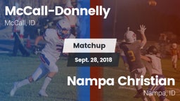 Matchup: McCall-Donnelly vs. Nampa Christian  2018