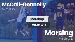 Matchup: McCall-Donnelly vs. Marsing  2018