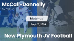 Matchup: McCall-Donnelly vs. New Plymouth JV Football 2020