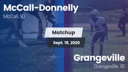 Matchup: McCall-Donnelly vs. Grangeville  2020