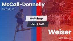 Matchup: McCall-Donnelly vs. Weiser  2020