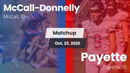 Matchup: McCall-Donnelly vs. Payette  2020