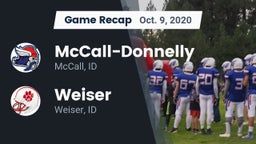 Recap: McCall-Donnelly  vs. Weiser  2020