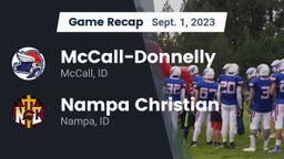 Recap: McCall-Donnelly  vs. Nampa Christian  2023