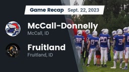 Recap: McCall-Donnelly  vs. Fruitland  2023