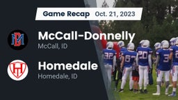 Recap: McCall-Donnelly  vs. Homedale  2023