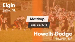 Matchup: Elgin vs. Howells-Dodge  2016