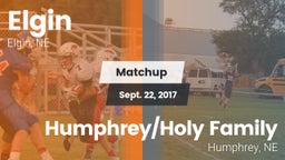 Matchup: Elgin vs. Humphrey/Holy Family  2017